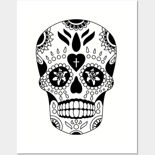 Sugar skull Posters and Art